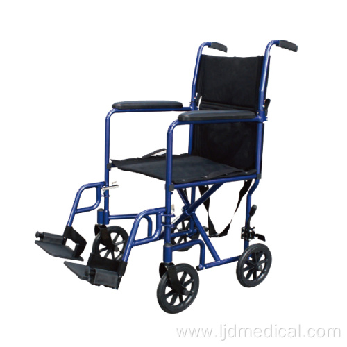 Light Weight Manual Steel Folding Wheelchair for Elderly